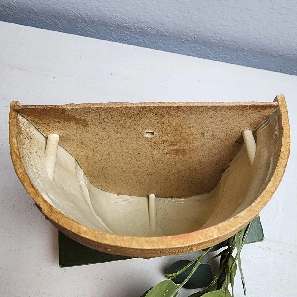 Vintage HOMCO Plastic Planter, Designed like a hanging Crate, Singular‎ Piece